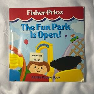 Vintage 1995 Fisher Price Little People Fun Park Is Open Book Paperback